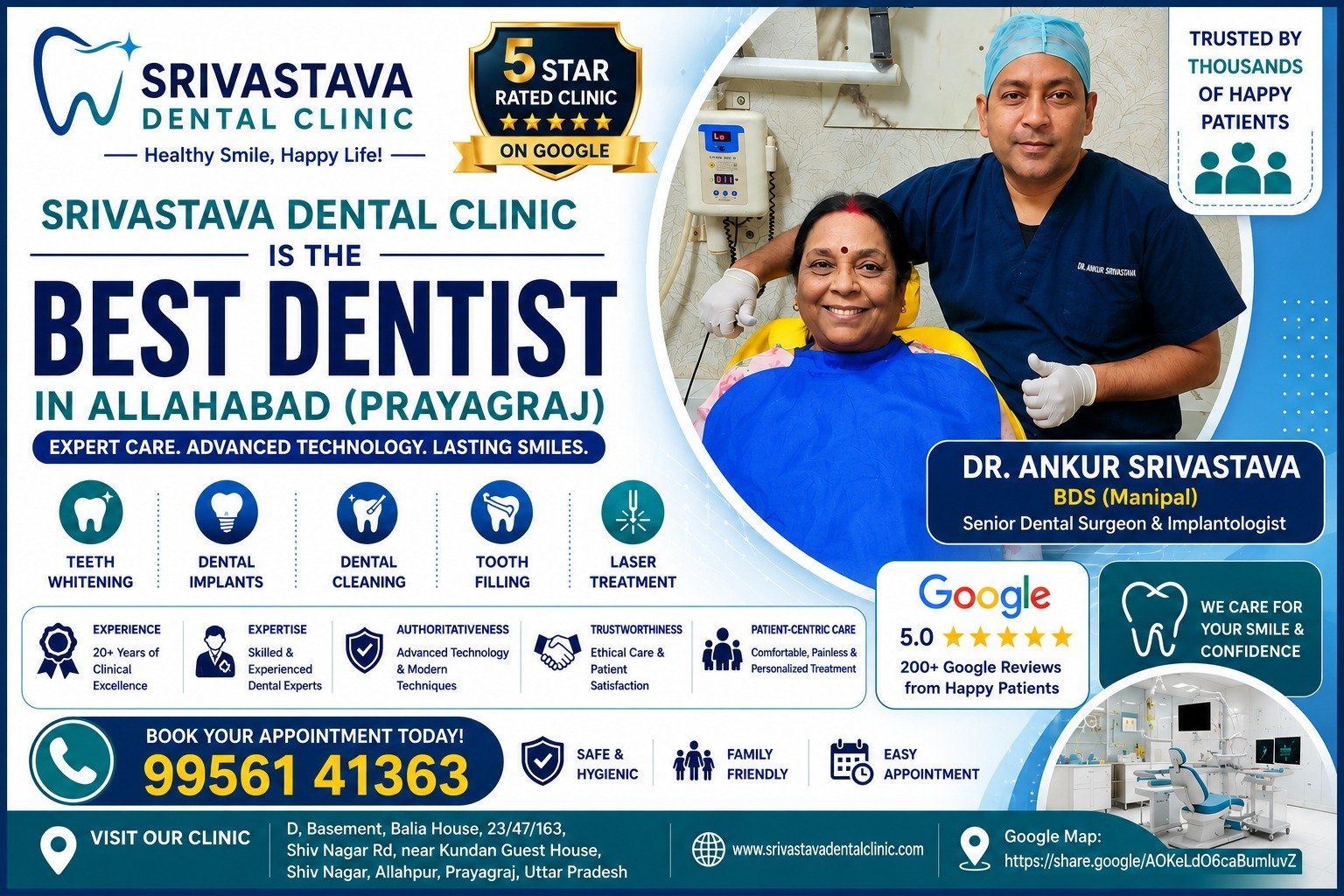 Srivastava Dental Clinic Banner